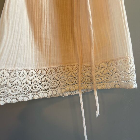 Michael Stars Light Pink Short Sleeve Double Gauze Cotton Mini Dress | SZ XS - Picture 4 of 14